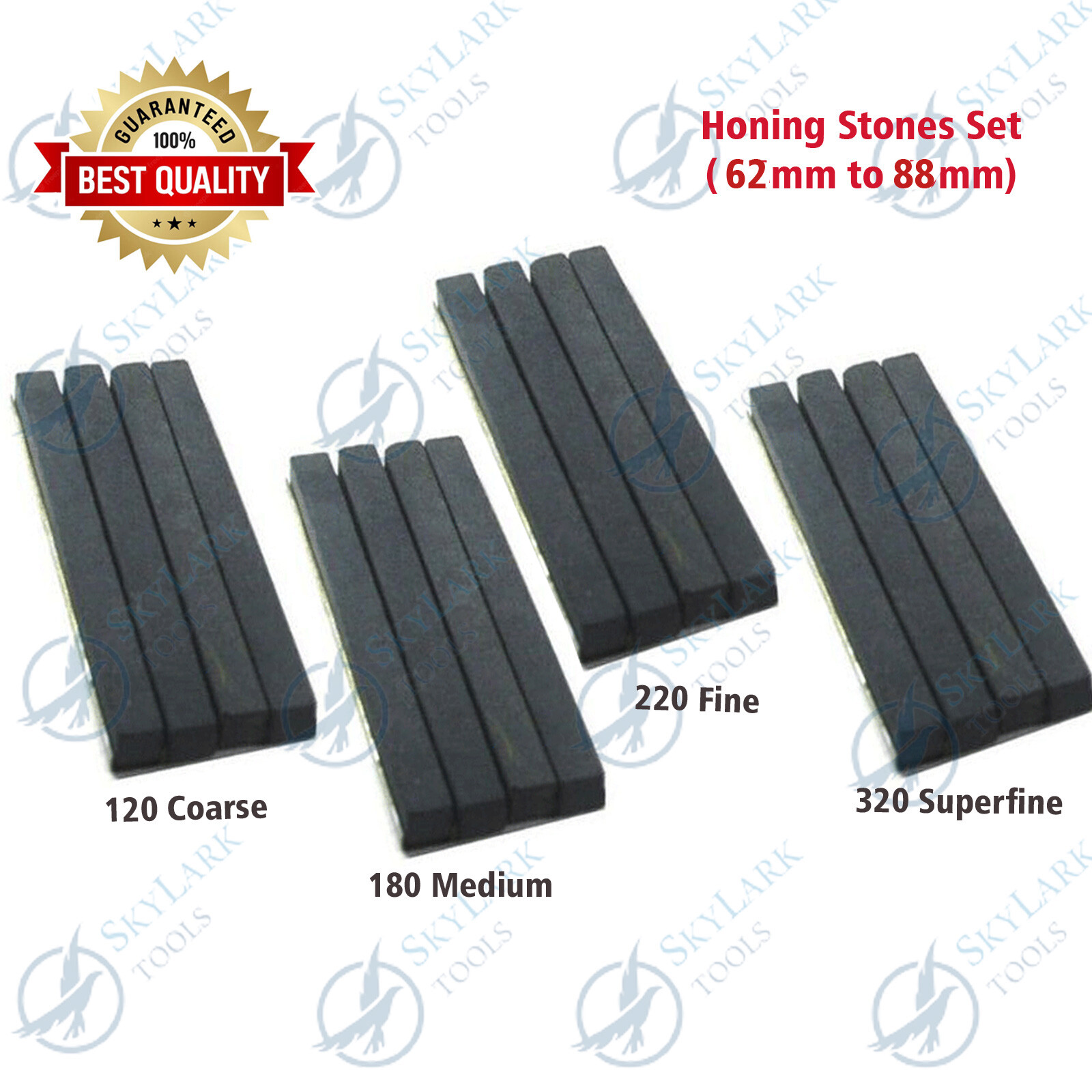 ALL SIZES BLOCK Cylinder Engine Hone Kit Stones for Honing Machines USA