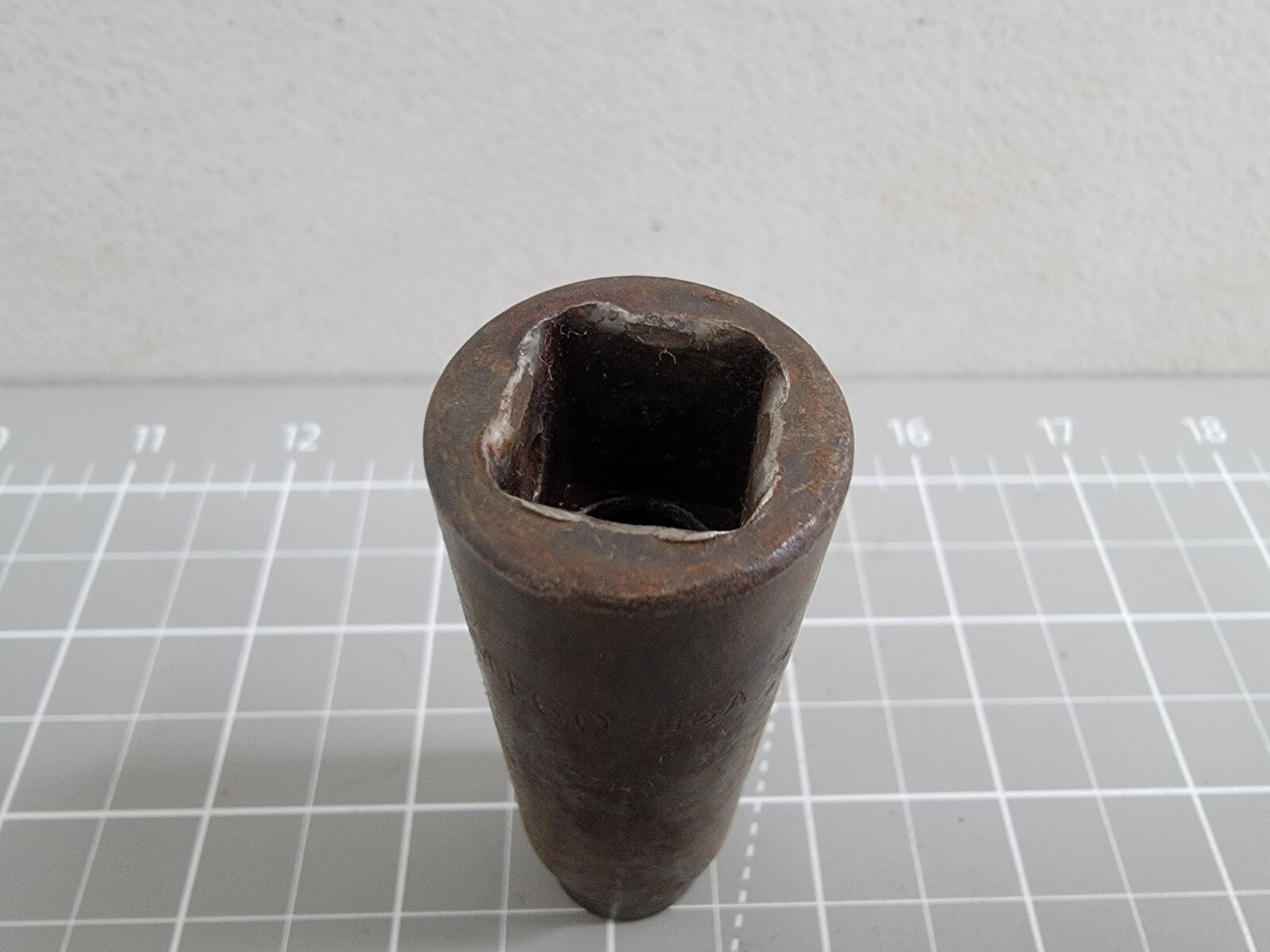 Snap-On 1/2 inch Deep Impact Socket 6 Point 1/2 Drive SIM160 Fair Used Condition