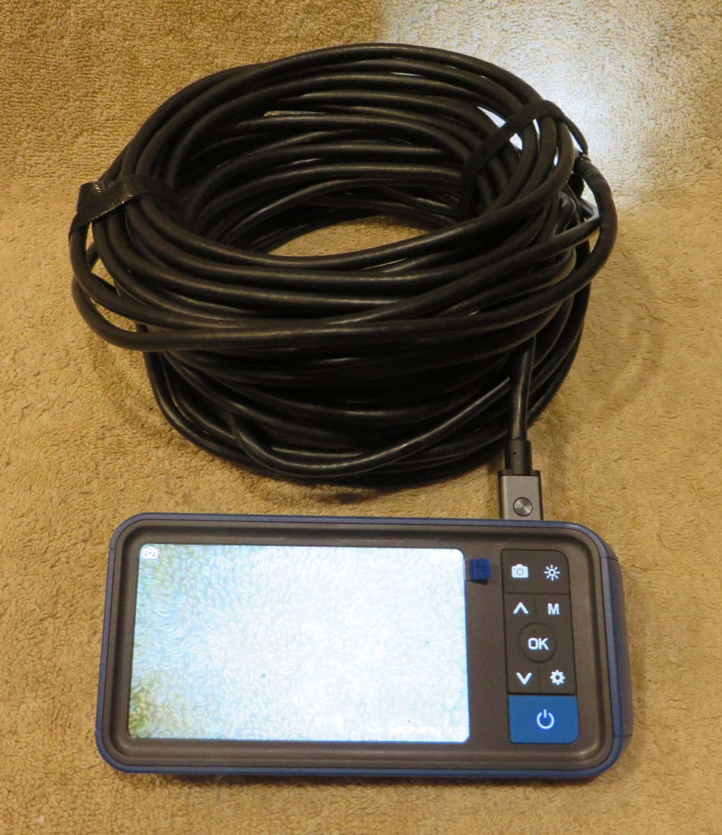 Teslong Digital Endoscope Inspection Camera 5m Dual Lens Tube 7.9mm MS450-NTC
