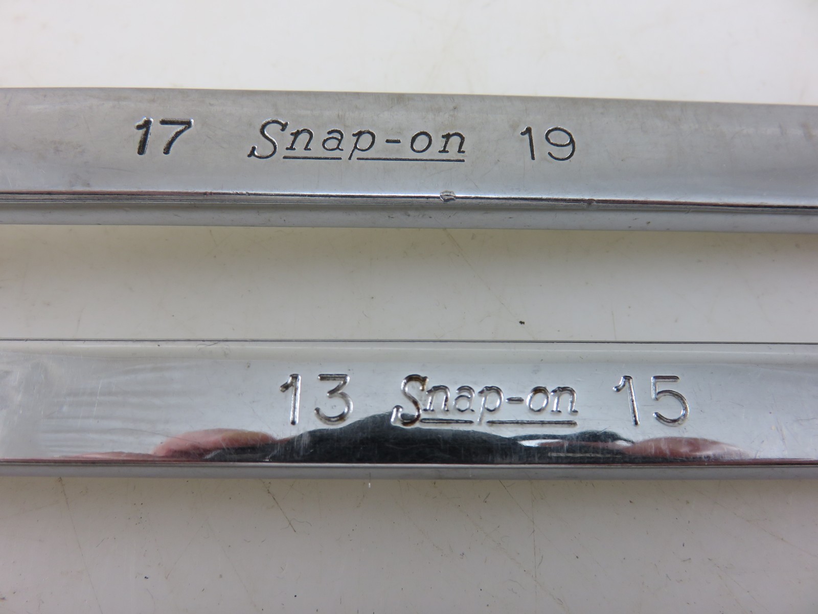 Snap-On XBM Series METRIC Offset Box End Wrench 4pc Set 10mm-15mm + 17mm x 19mm
