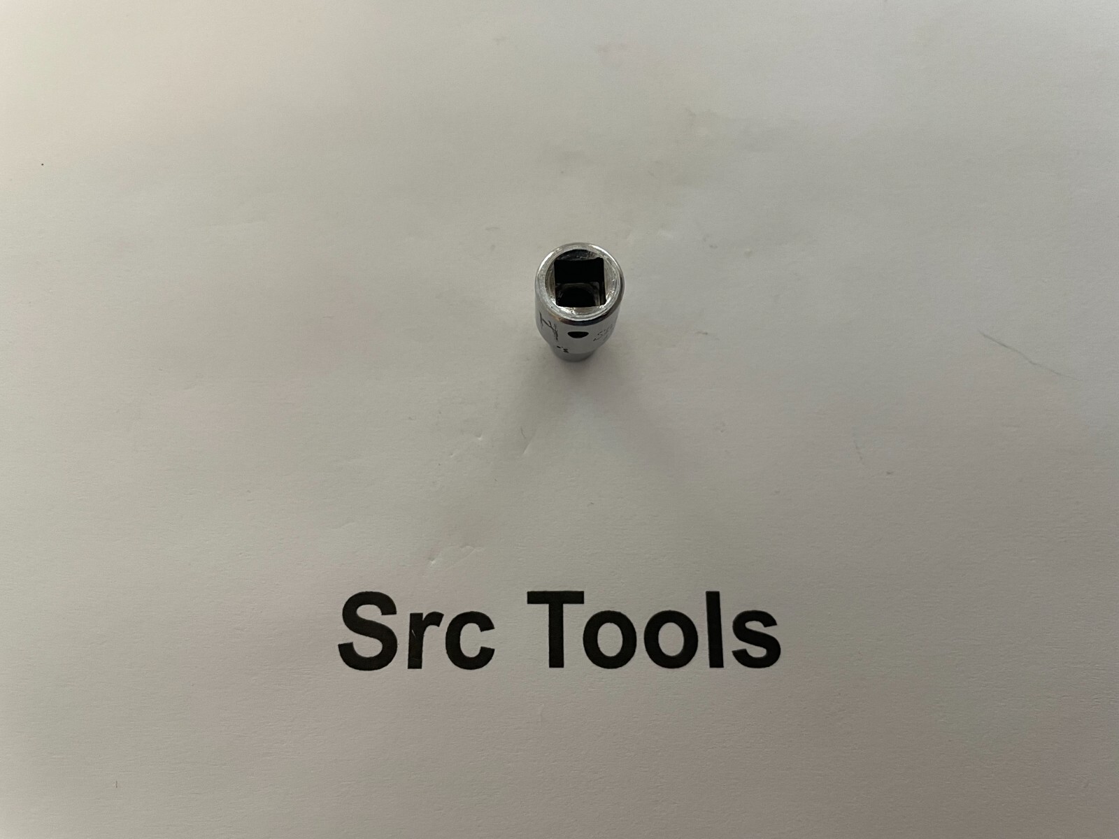 *RARE* Snap-on Tools USA 1/4″ Driv 4mm Metric 6pt Shallow Chrome Socket TM-4M
