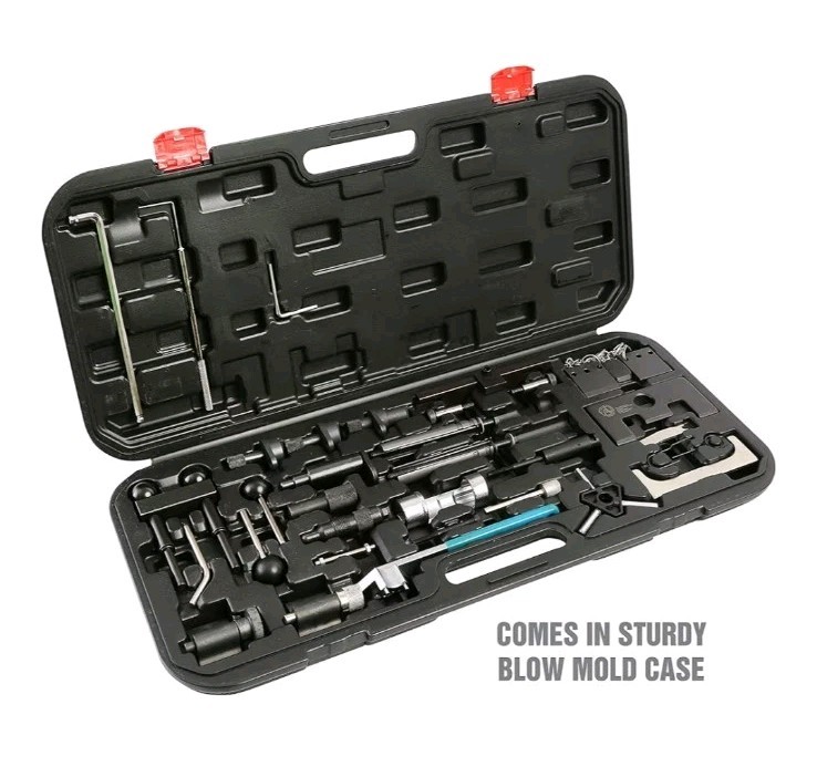 OEMTOOLS 27404 Engine Timing Tool Set for VAG, 37 Piece Engine Timing Locking…