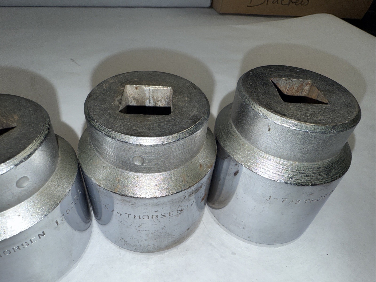 Thorsen 3/4» Drive 12 Point Socket 1-5/16 to 1-7/8 in Size, 7 Pcs Set, Made USA