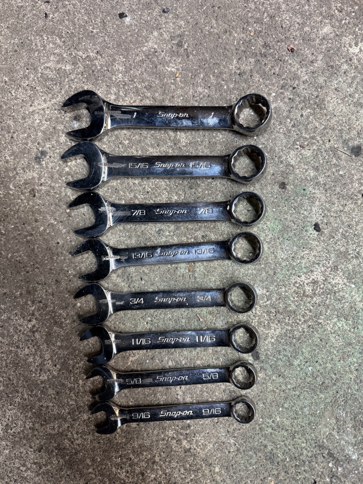 Snap On Set De 8pc OEX B 9/16-5/8-11/16-3/4-13/16-7/8-15/16-1”