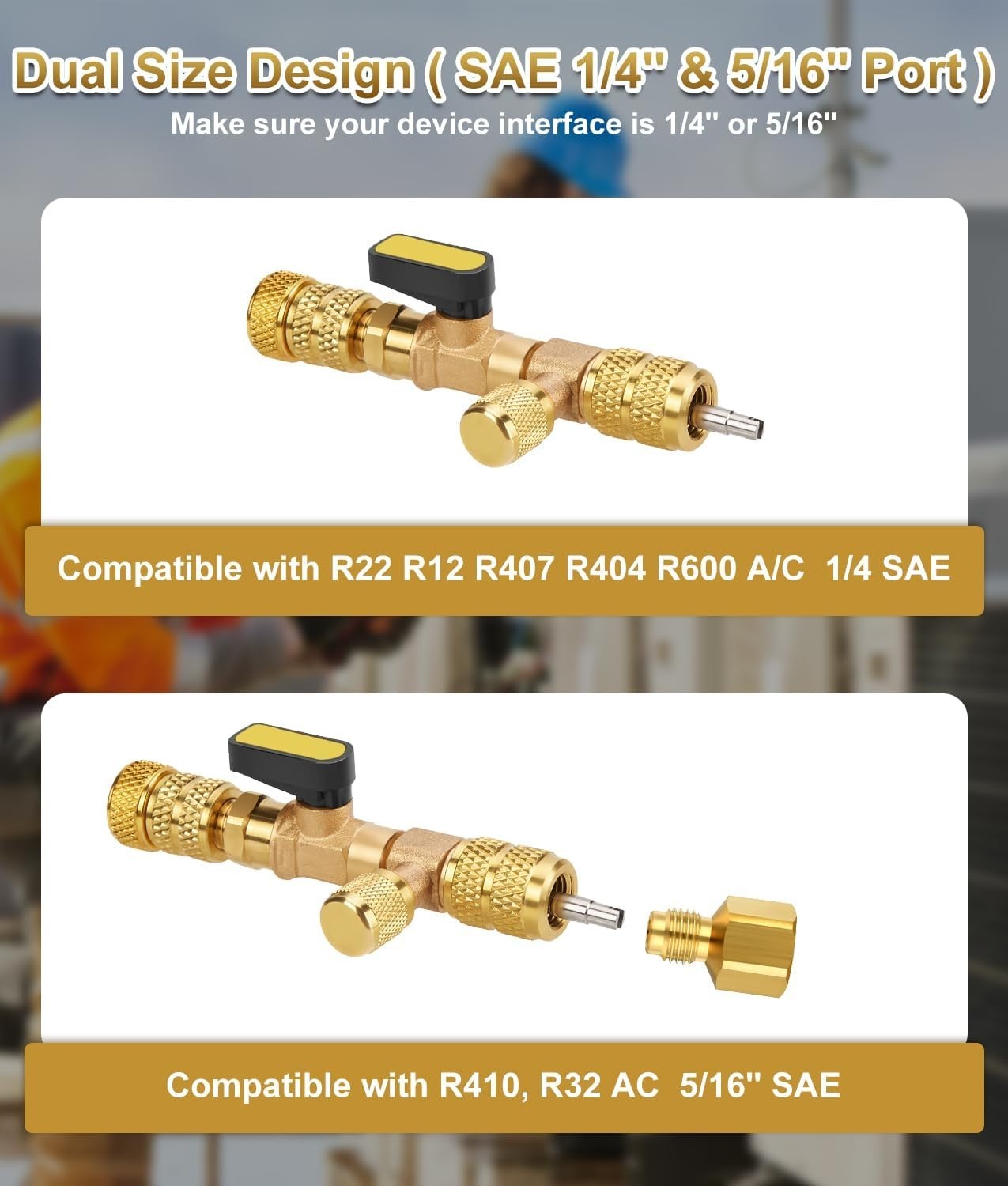 Durable Brass Valve Core Tool Set with 20 Valve Cores & 10 Brass Nuts Included