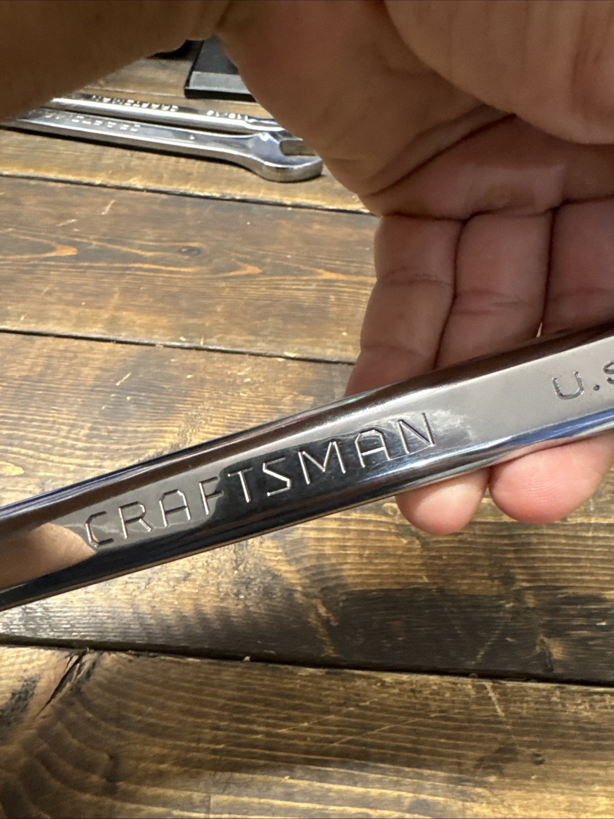 Nice USA Craftsman PRO 42241 7/8″ Raised Panel Full Polish Wrench-No Etchings
