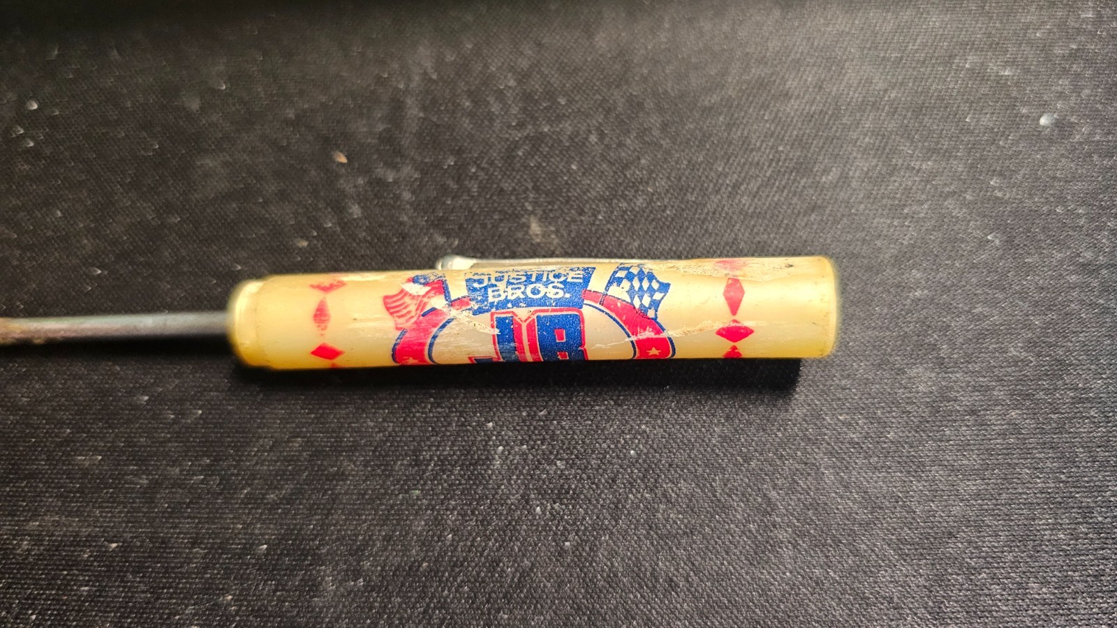 Vintage Justice Bros. J & B California Screwerdriver Small tip Screw Driver