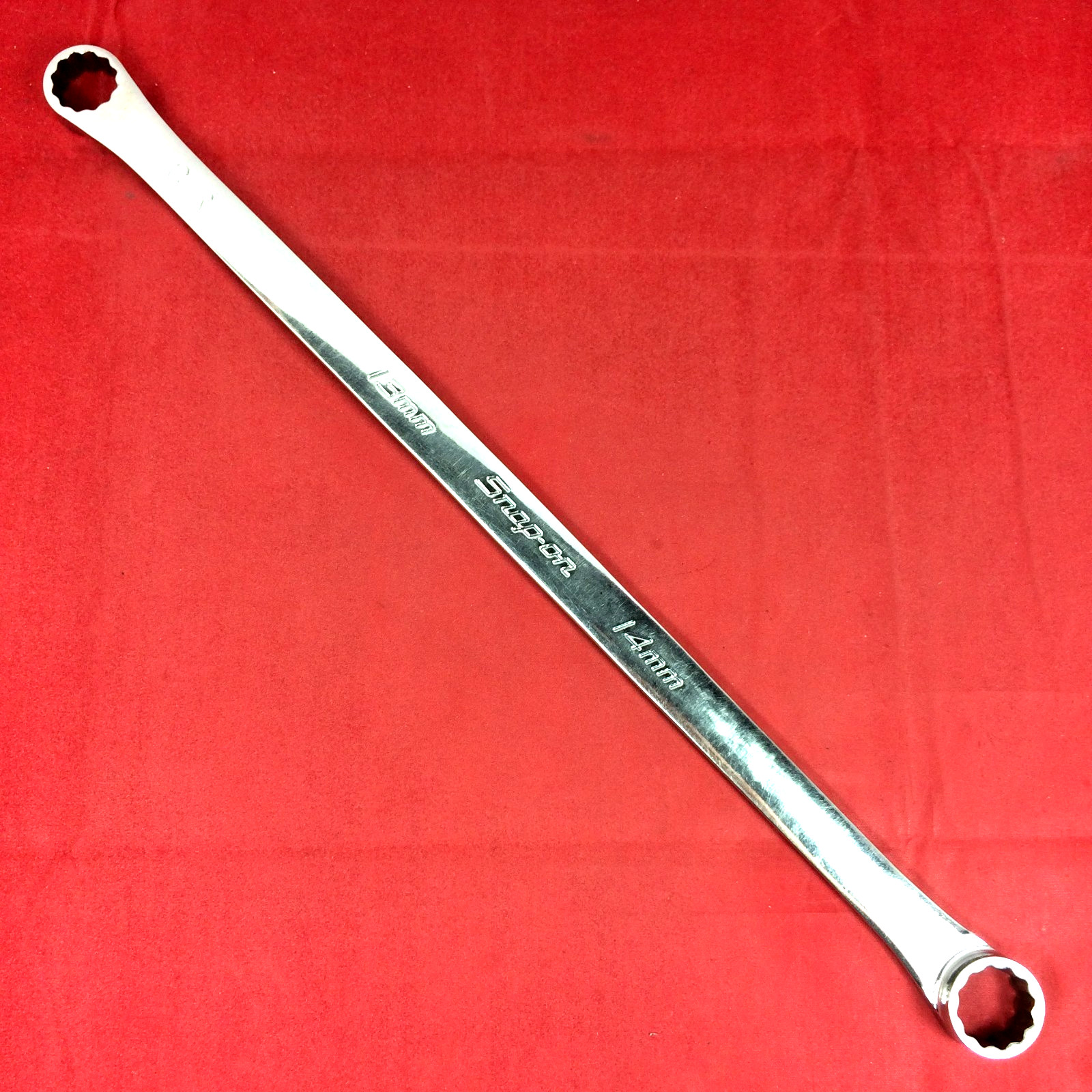 Snap-on 13mm x 14mm XDHFM1314 High Performance 0° Offset Box Wrench Marked