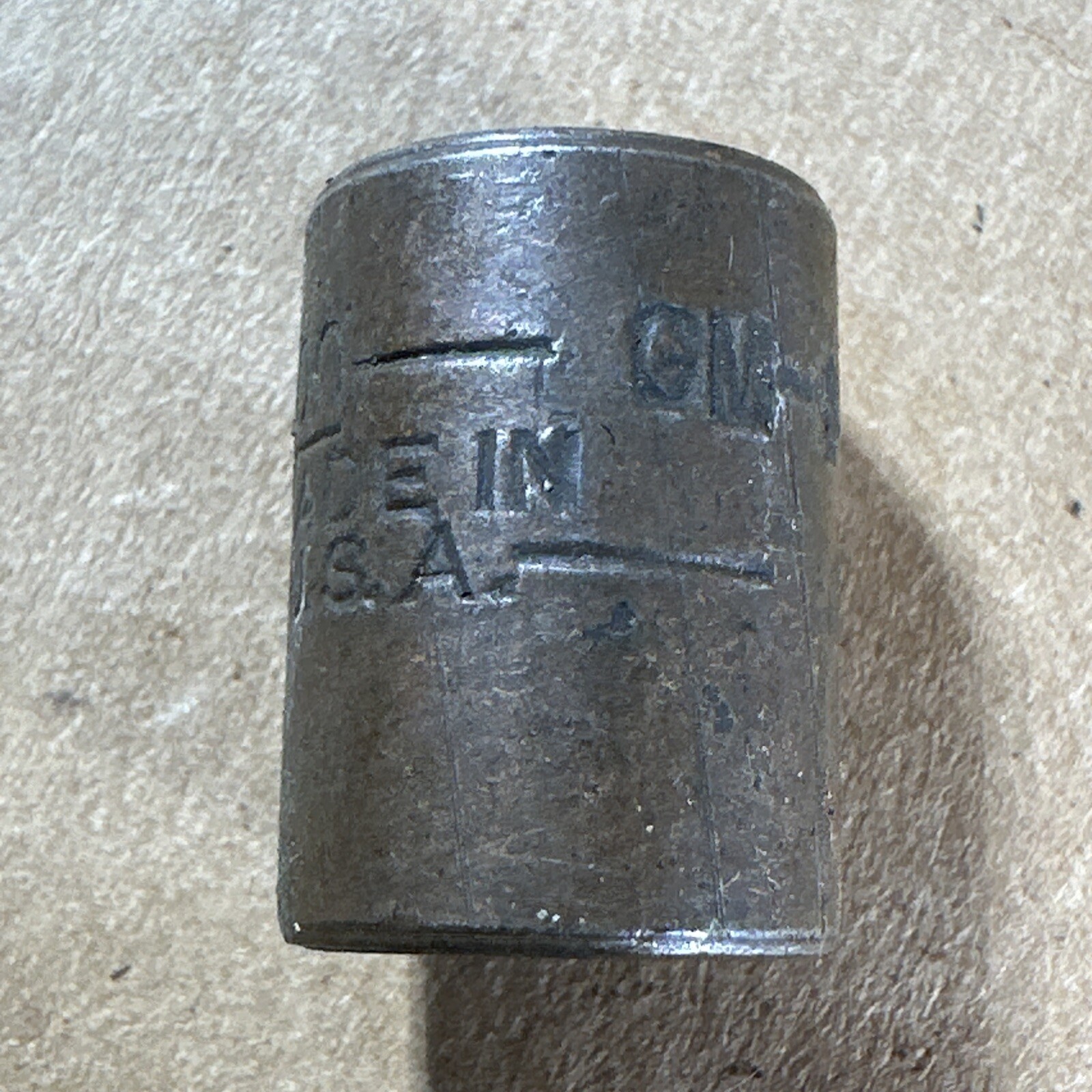 Early Snap-on Tools Industrial GM14 Socket 6 Point 7/16″ SAE 1/4” Drive USA
