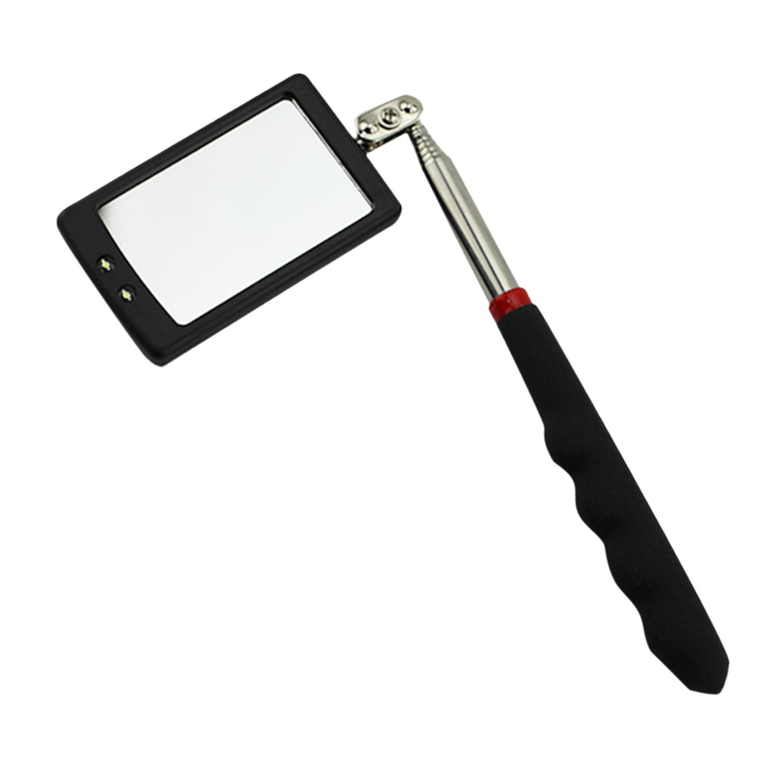 Automotive Inspection Mirror Telescoping LED Lighted for Industrial