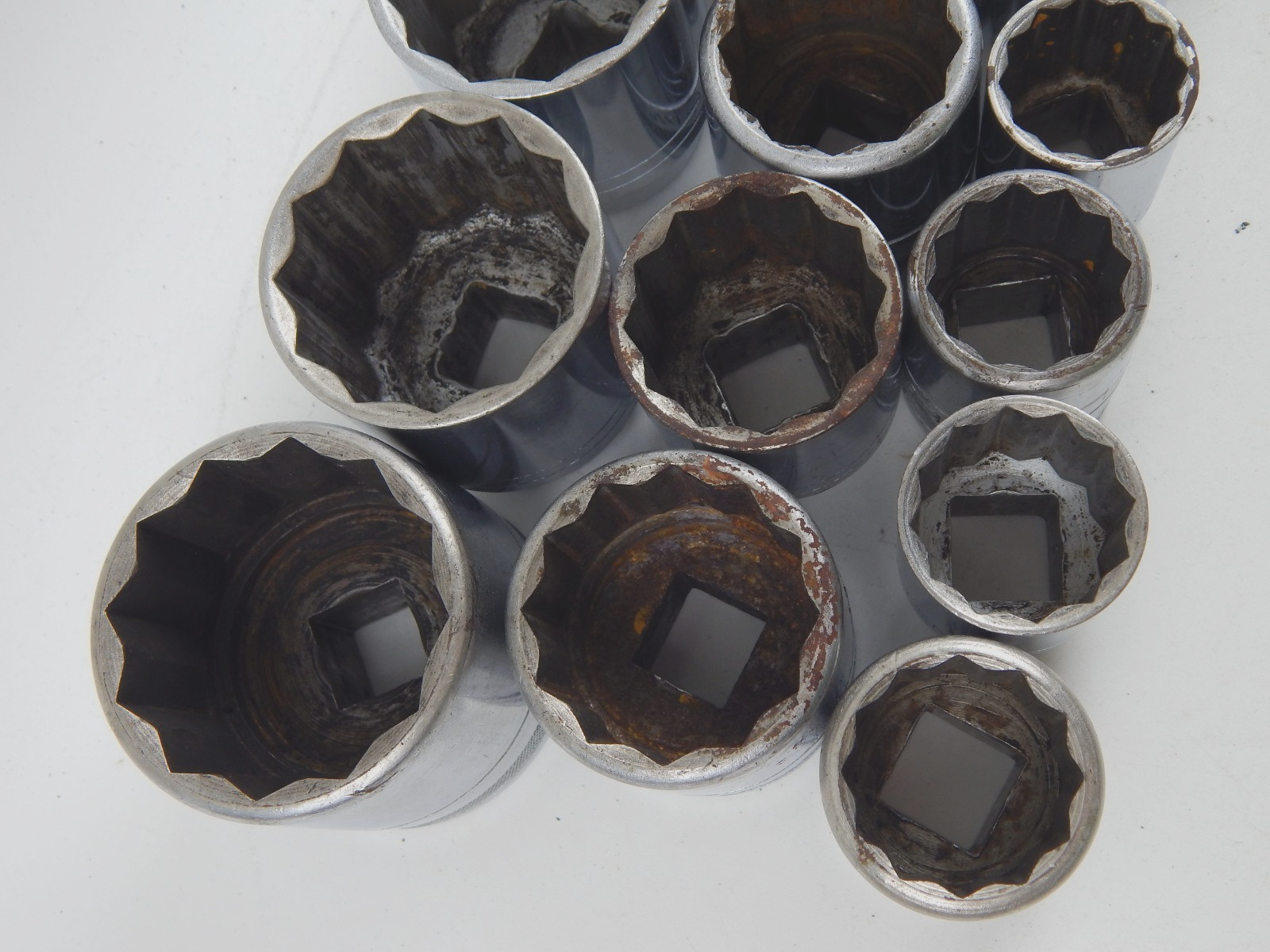 Vtg Craftsman Circle K & -V- Series 3/4″ Drive 20pc Socket Set Ratchet Extension