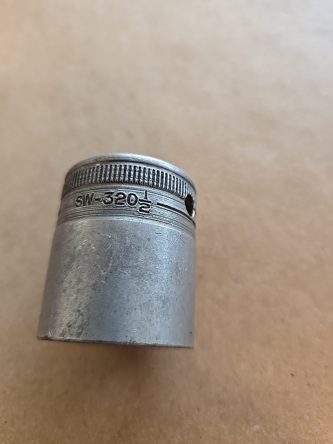 Snap On Vintage 1/2 Drive 1″ 12Pt SAE Shallow Socket SW-320