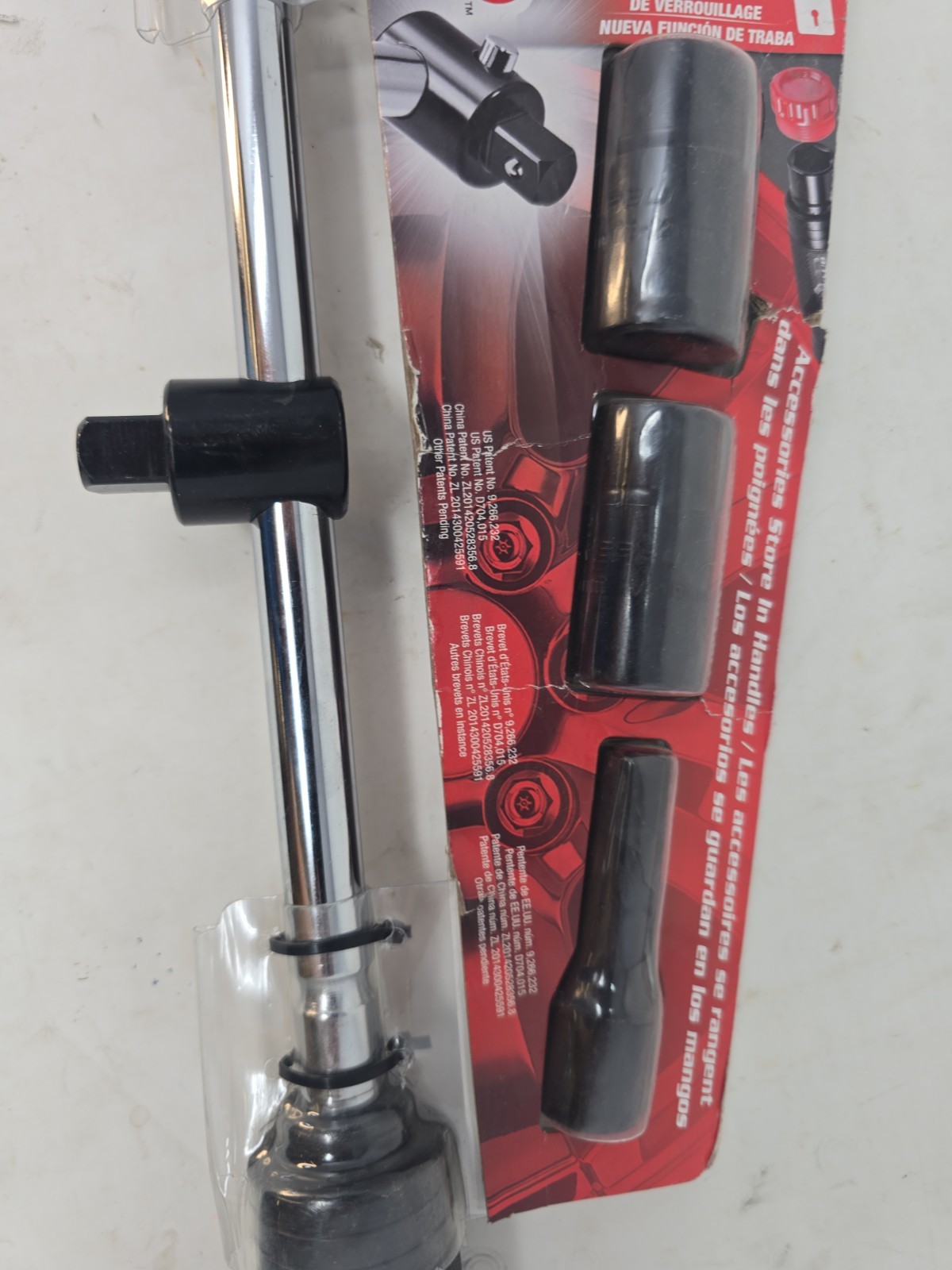 New!! Powerbuilt Billy Club Universal Lug Wrench 642250 (Bent Or Torn Packaging)