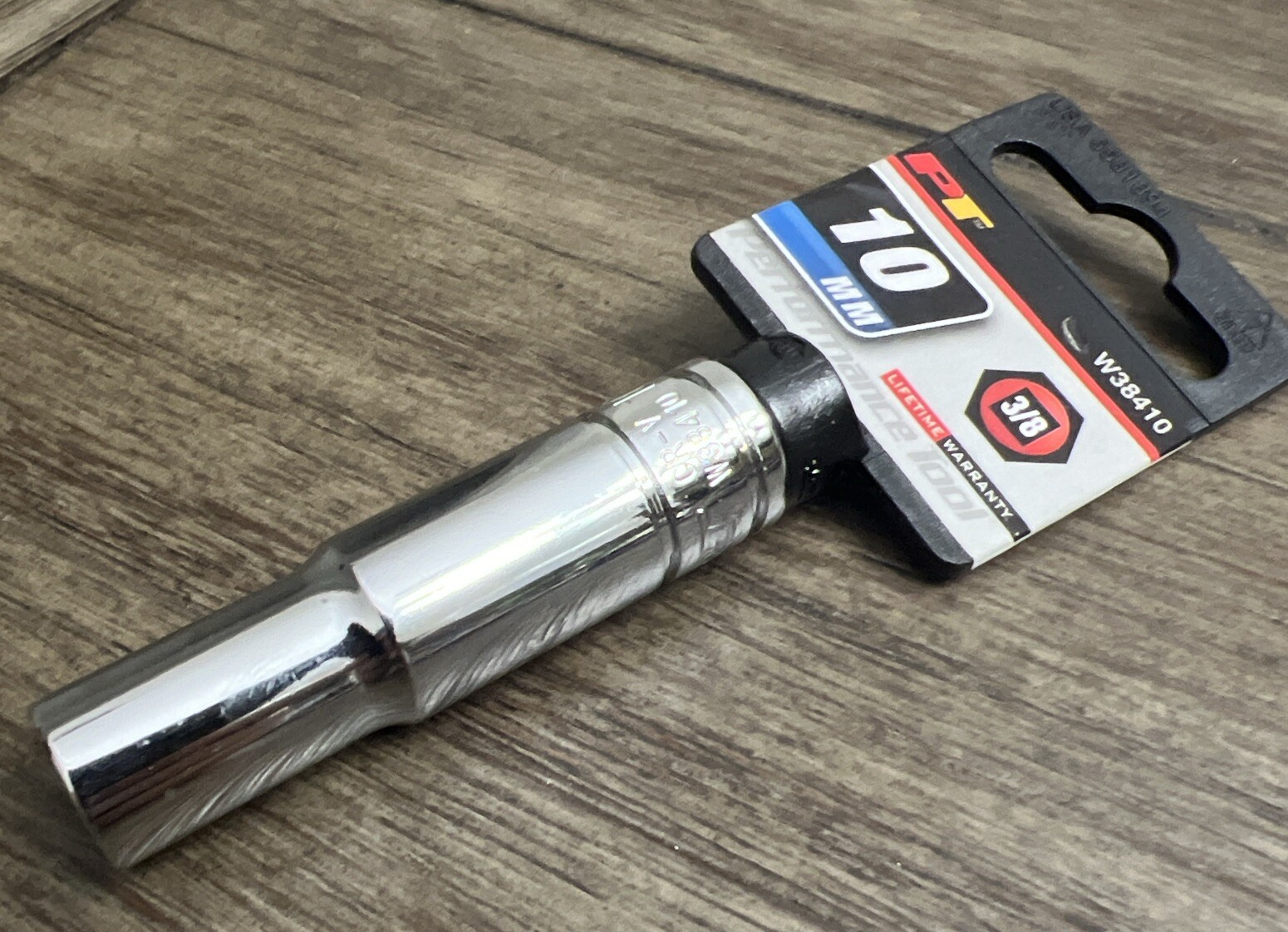 Performance Tool W38410 3/8 Inch Drive 10mm 6pt DW Socket