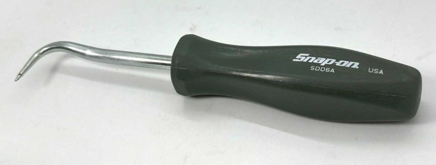 Snap On Tools COMBAT GREEN Cotter Key Radiator Hose Hook Pick Puller Seal Scribe