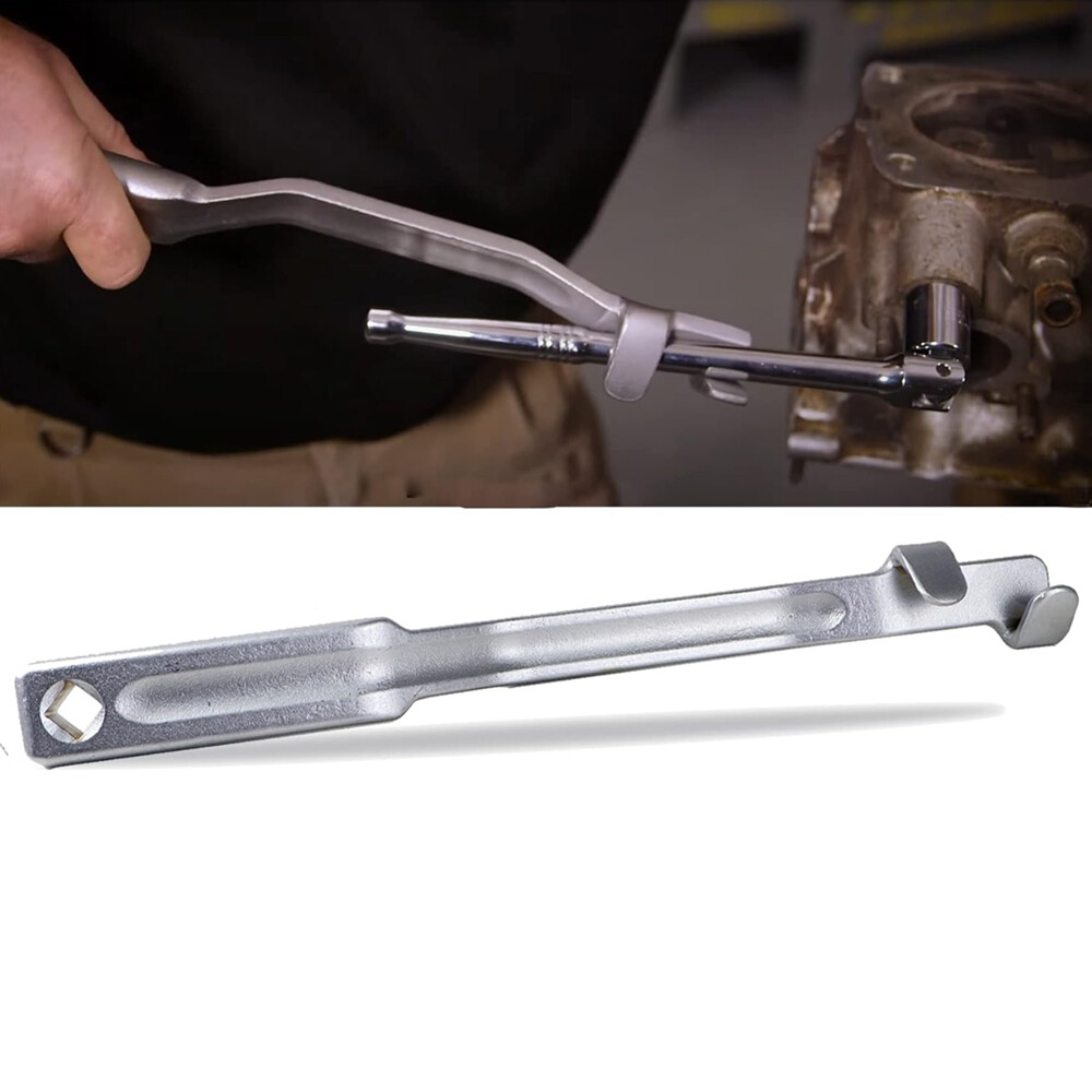 Wrench Extender Tool Bar for Mechanics, Garage 13.5 Inch Long Wrench Extension