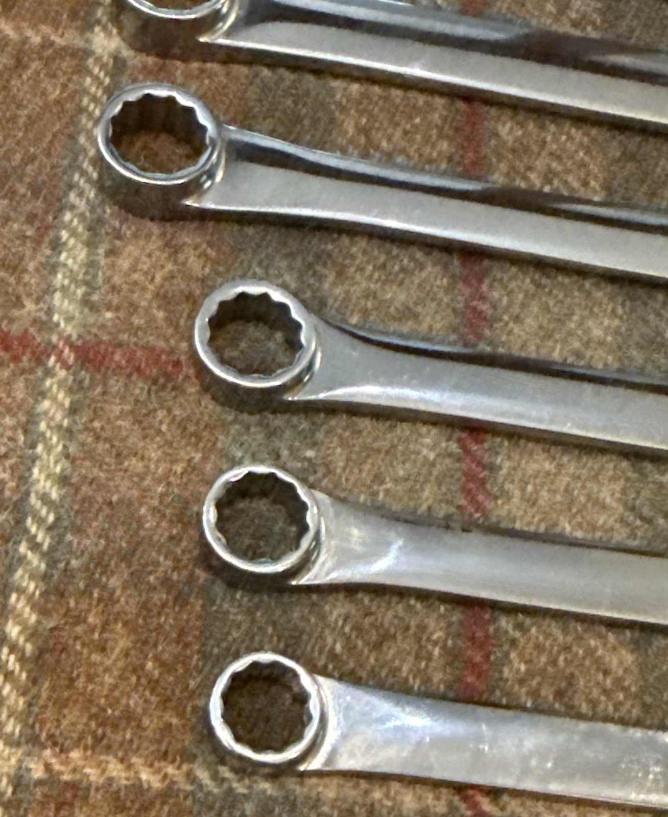 Snap-on 10pc METRIC Non-Reverse Ratcheting Combo Wrench Set SOXRM710A 10-19mm