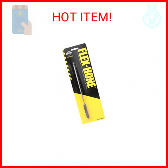 Brush Research BC95M18 FLEX-HONE®, 3/8″ (9.5mm) Diameter, 180 Grit, Silicon Carb