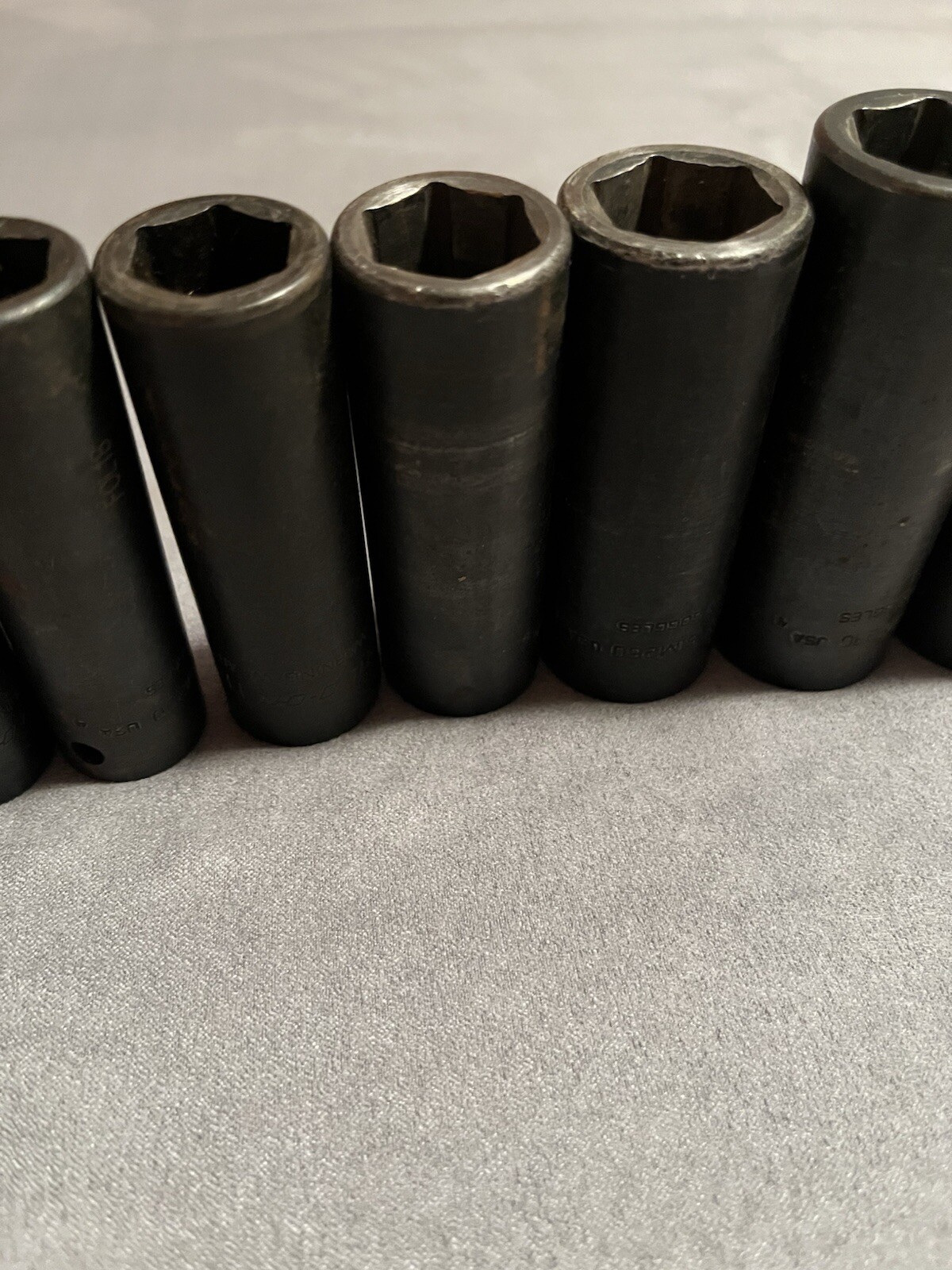 Snap-on 9 Pc 1/2″ Dr SAE Deep Impact Socket Set 1/2″ – 1″ 6Pt 309SIMYA