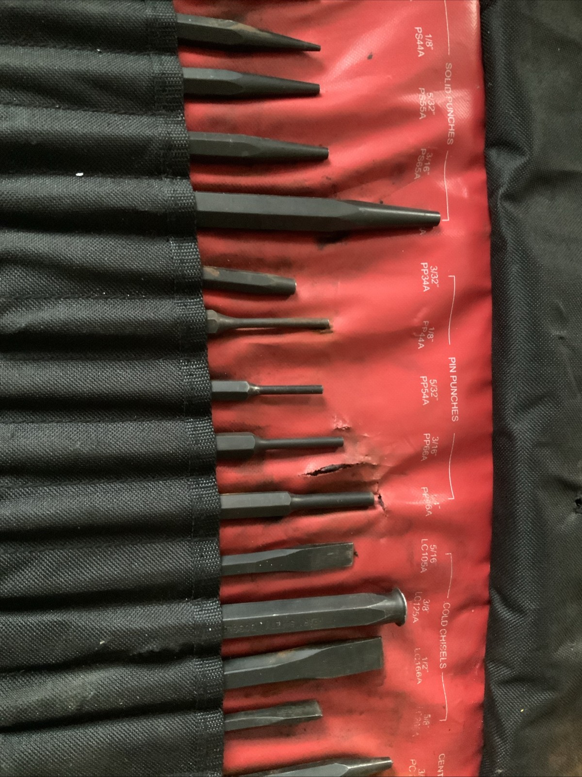 Matco Tools Spl17ka, 17pc Punch And Chisel Set, Used….see Pics…