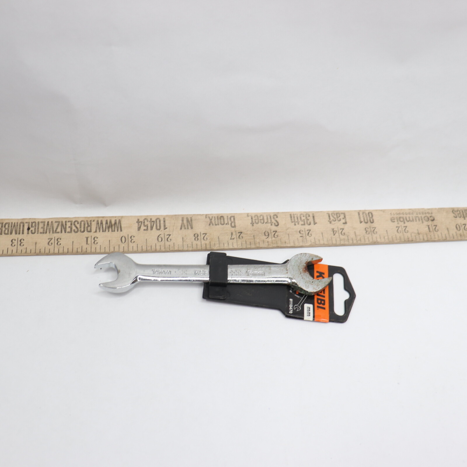 Kseibi Double Open End Wrench 14mm x 15mm 118470 – Rusted