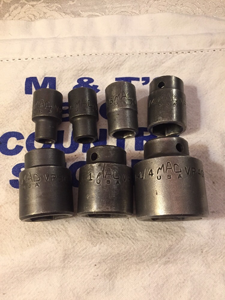 Mac Tools USA 1/2″ Drive 7pc 6pt Impact Socket Set VP Series
