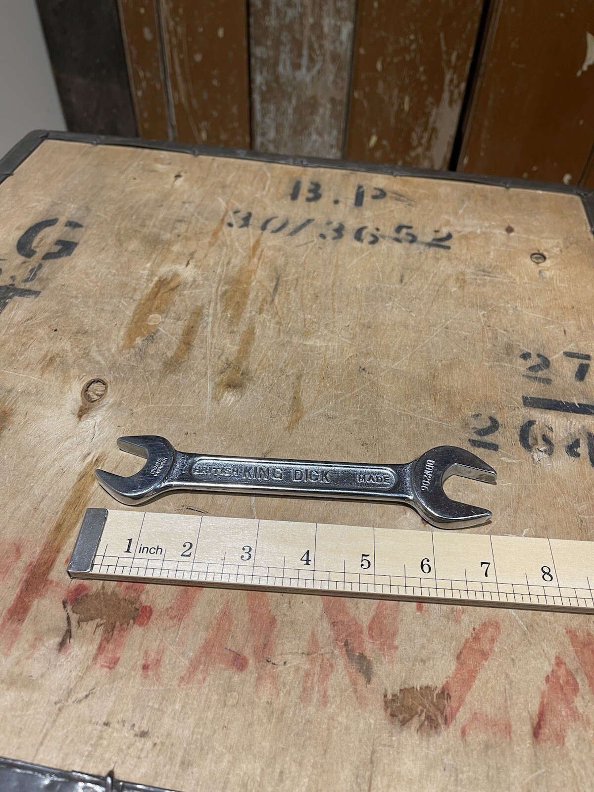 KING DICK Spanner 3/8 W And 7/16 W Tools Toolkit Woodworking Garage Industrial