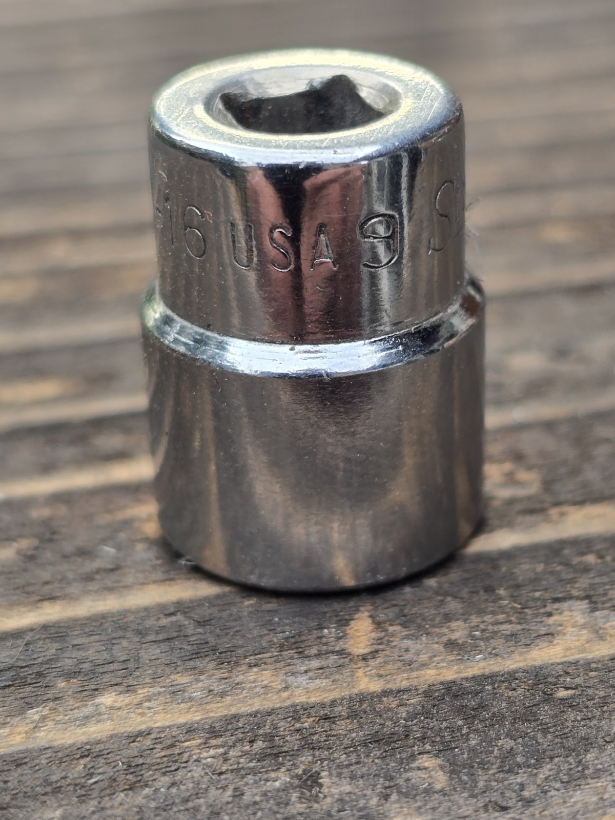 Snap-on Tools TM16 1/4″ Drive SAE 1/2″ 6 Pt Socket USA 1959