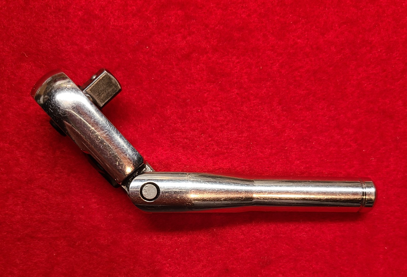 Lot-of-2 Craftsman USA Ratchets: 3/8″ Flex-Head Stubby VP44834 and 1/4″ VP44807