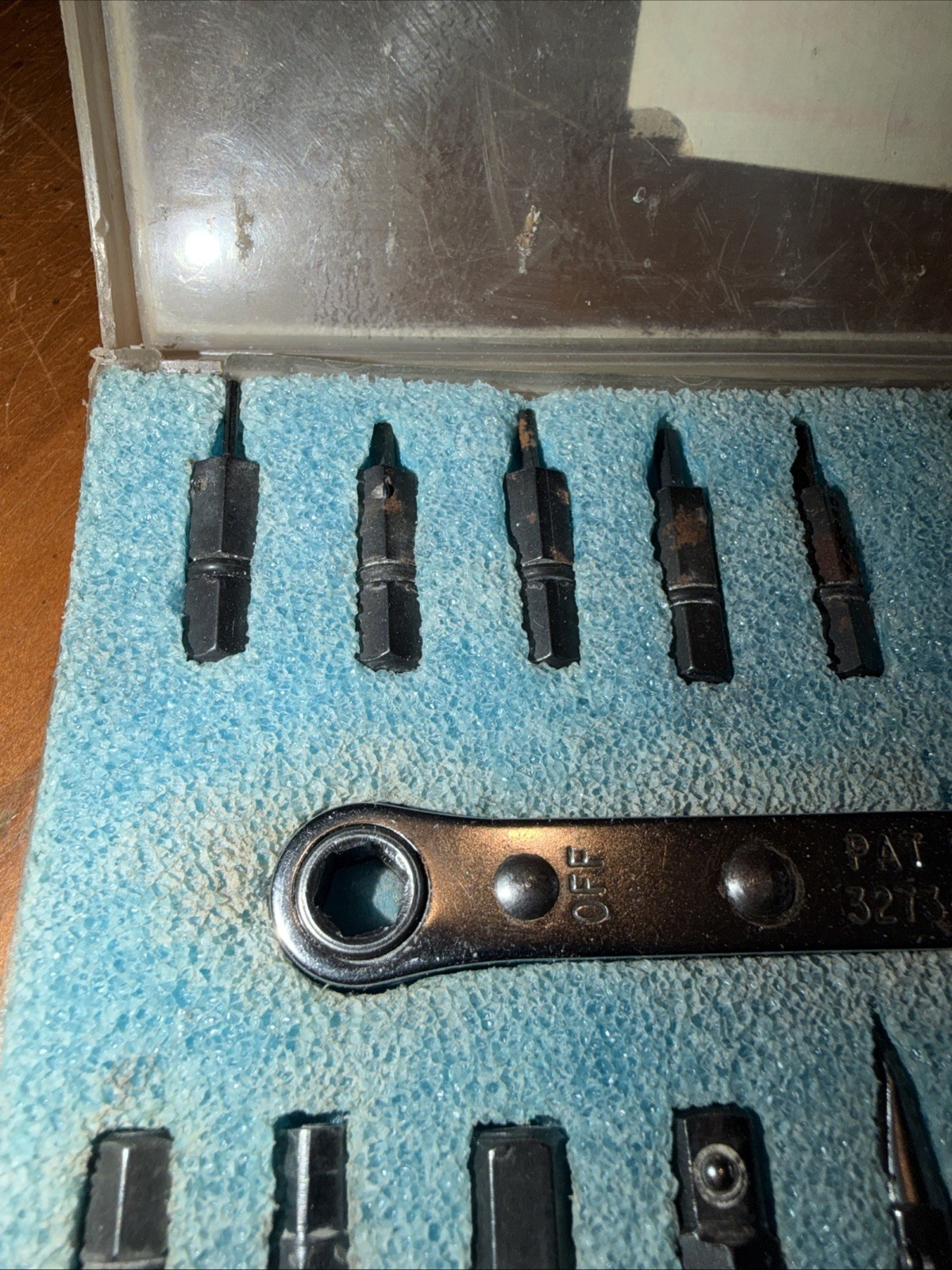 Snap-On 20 Pc Offset Ratcheting Box Wrench Set CRA180BK