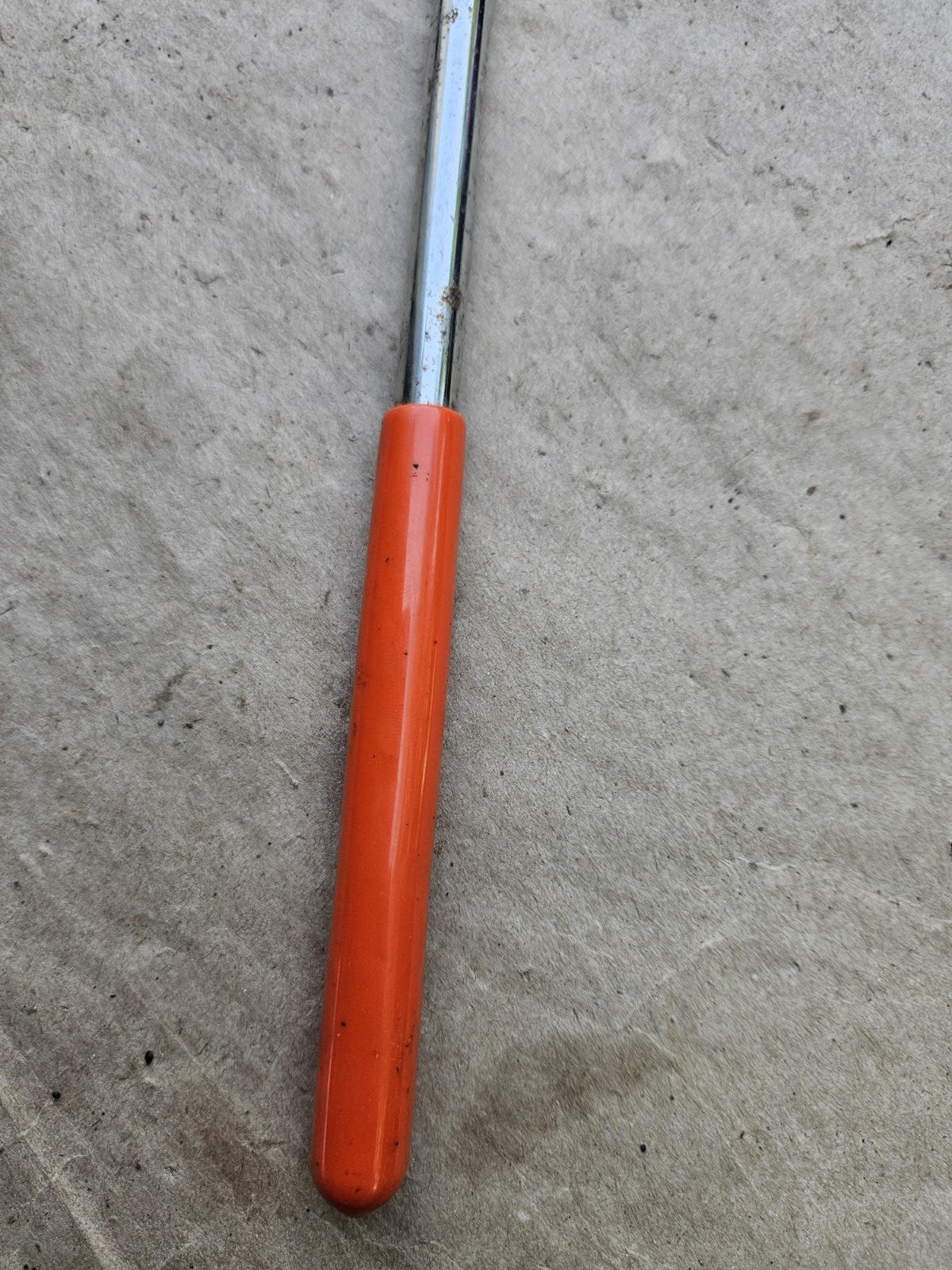 Vintage Craftsman 28″ Telescoping Inspection Mirror Orange Handle 4098 Excellent