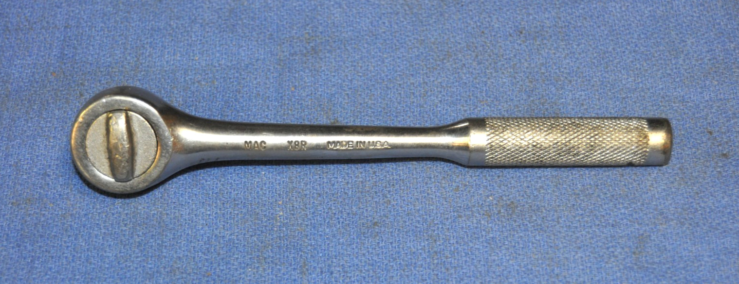 MAC 3/8″ drive ratchet X8R (7 3/8″ long) Made in USA
