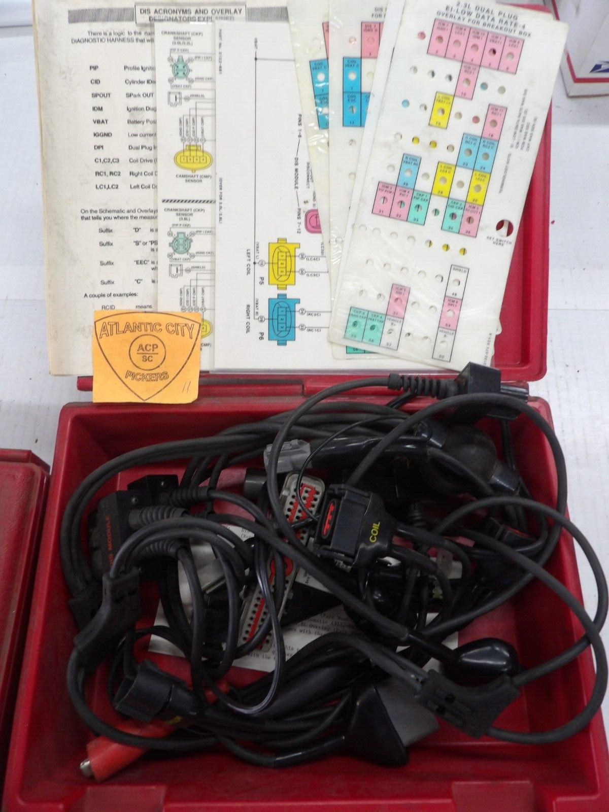FORD ROTUNDA OTC007-00044 DIAGNOSTIC BREAKOUT BOX HARNESS CABLE W/CASE