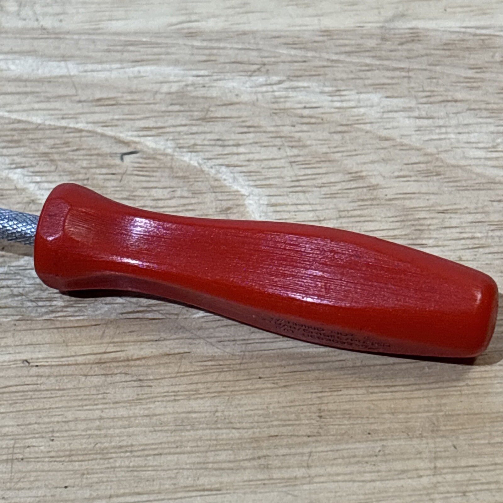 Snap On No. 1 Mini Phillips Screwdriver Red Hard Handle Knurled P1 SDDP301 USA