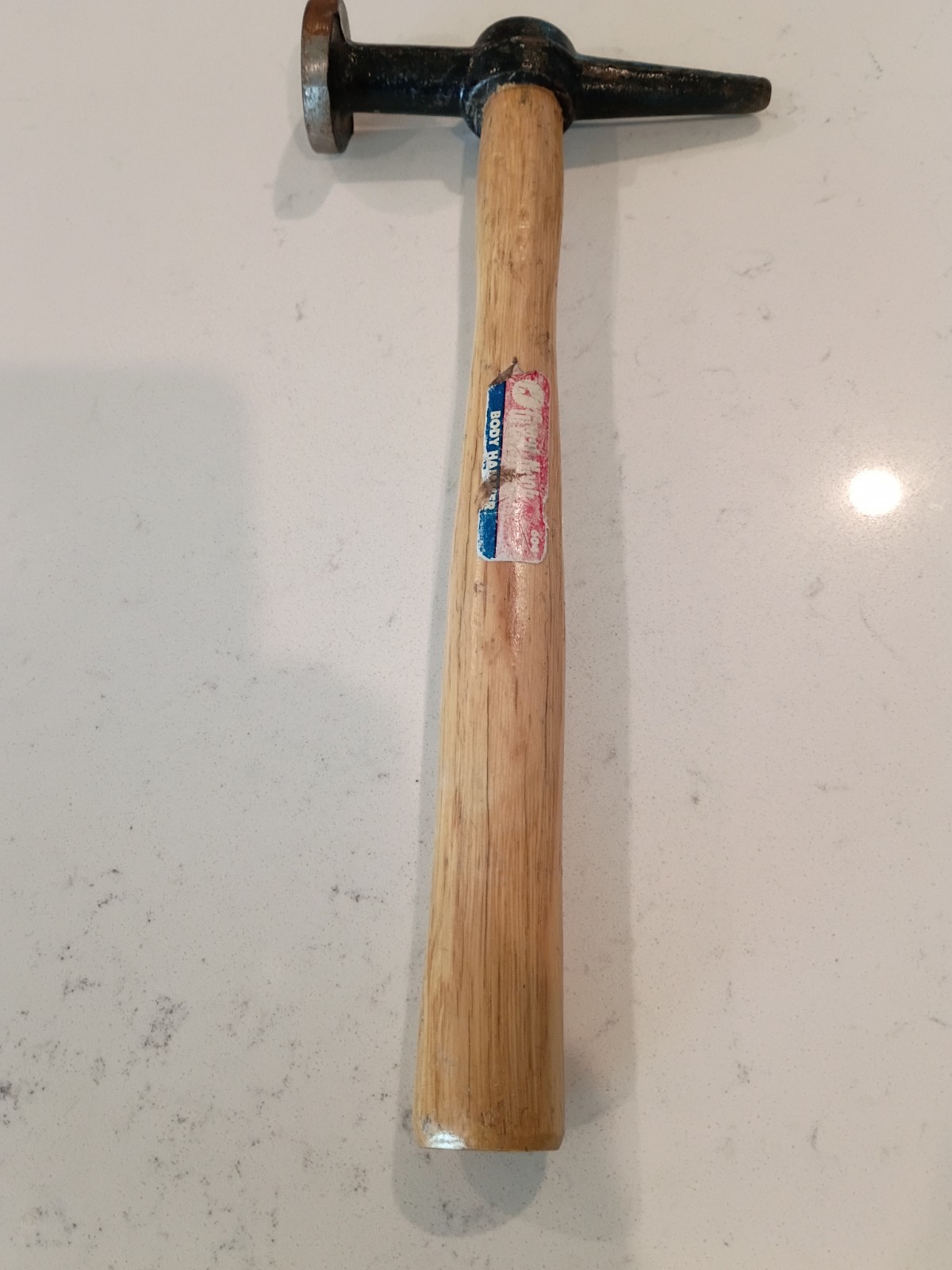 Auto Body Cross Chisel -Hammer Ding Round Head With Wooden Handle