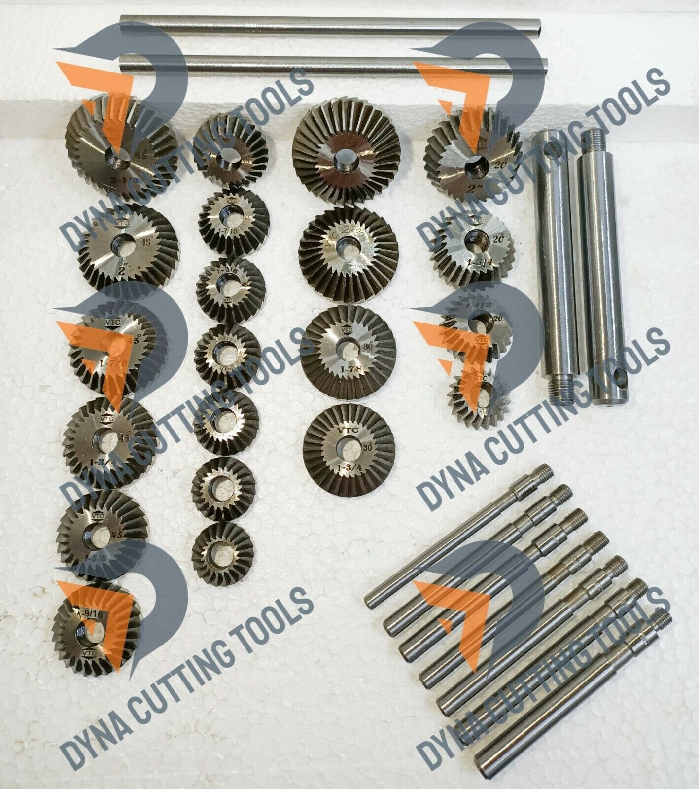 VALVE SEAT TOOL SET 21 PCS HIGH CARBON STEEL CUTTER FOR VINTAGE BLOCK HEADS