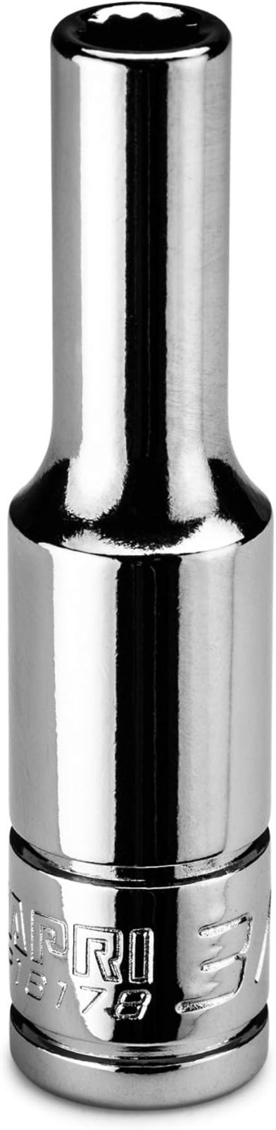 3/16 in. Deep Socket, 1/4 in. Drive, 12-point, SAE