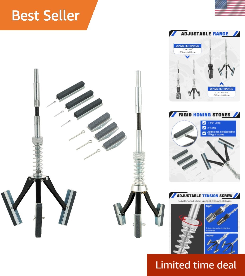 Engine Cylinder Honing Tool Set – Restores Smooth Surfaces Quickly & Effectively