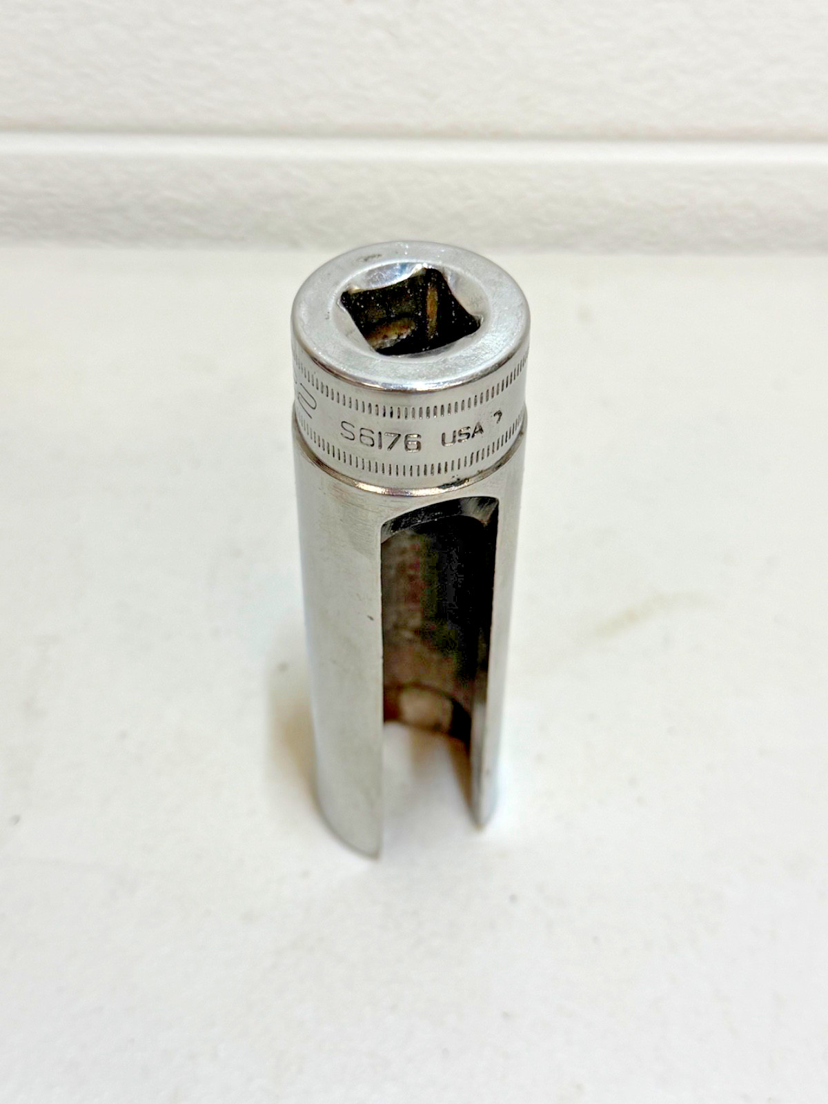 Snap On S6176 Metric 1/2″ Drive Deep 22mm Oxygen Sensor Socket Used