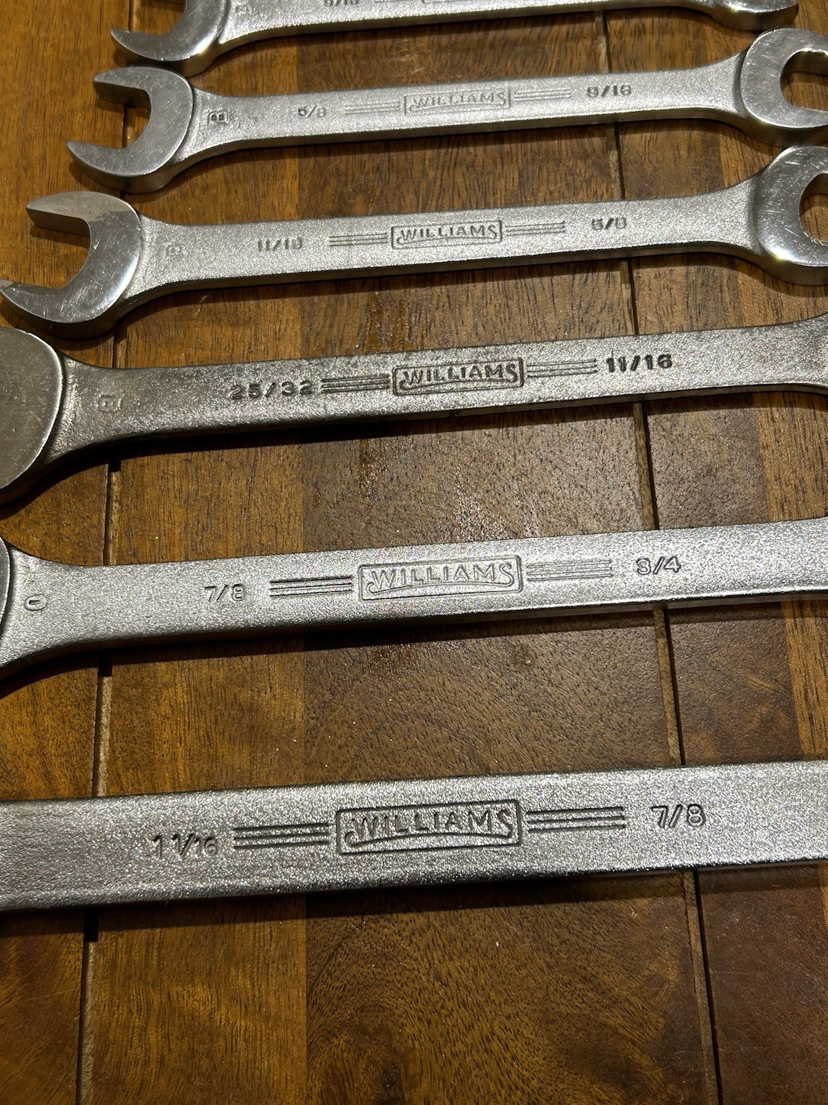 Rare Vintage J.H. Williams Wrench Set SUPERRENCH 9 Pcs. USA