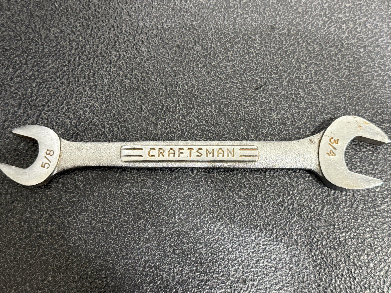 3/4″ x 5/8″ Vintage Craftsman VV-Series 44582 Double Open End Wrench Made in USA