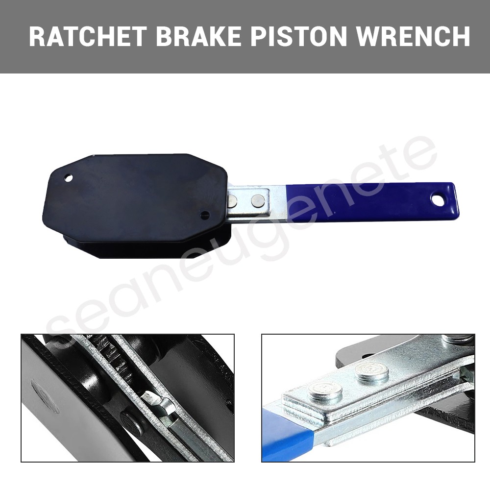 Car Ratchet Brake Piston Wrench Spreader Caliper Pad Install Tool Press Ratchet