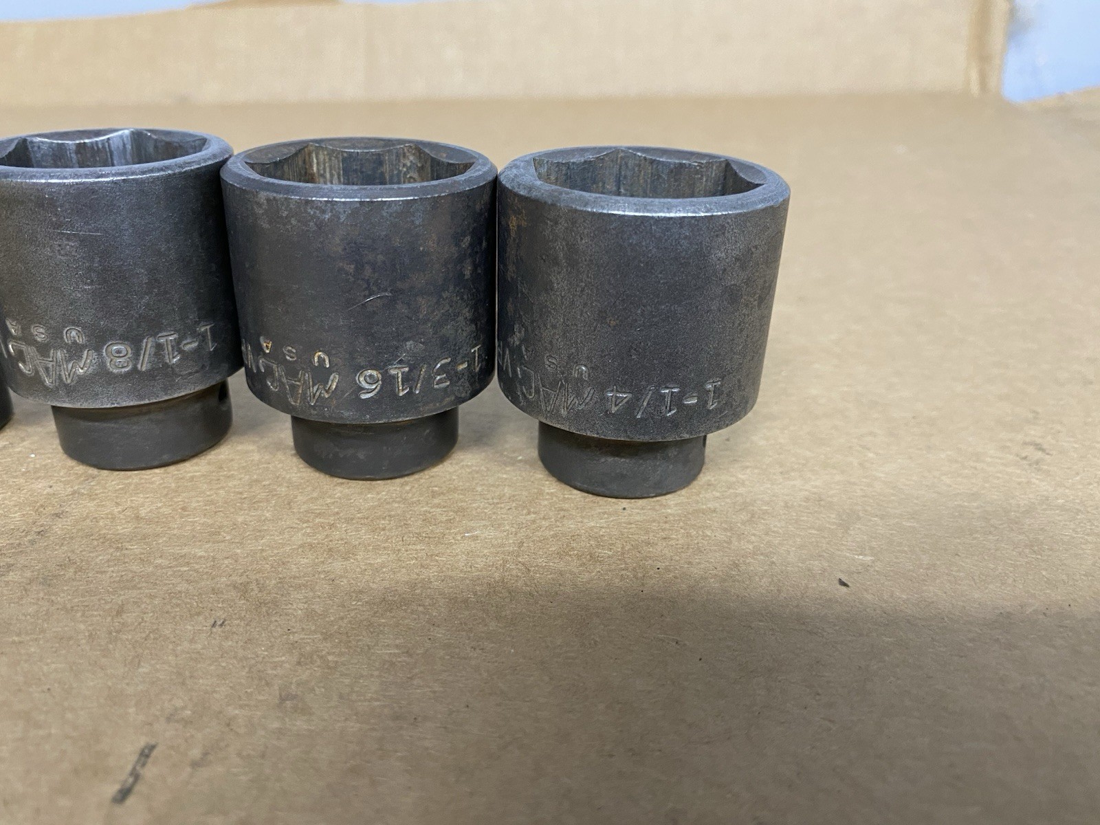 Mac Tools VP 1/2” Drive Shallow Impact Partial Socket Set 7/16”-1 1/4” 9pcs.