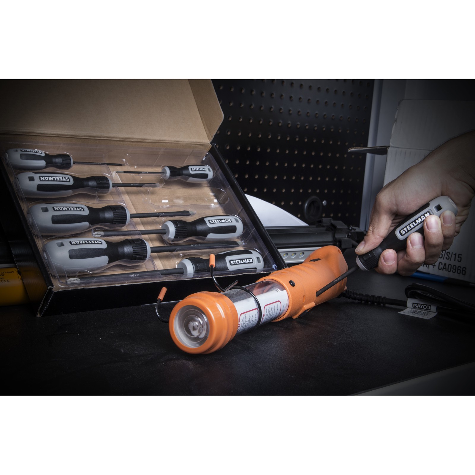 Steelman 8 Piece Diamond Tip Screwdriver Set 41856