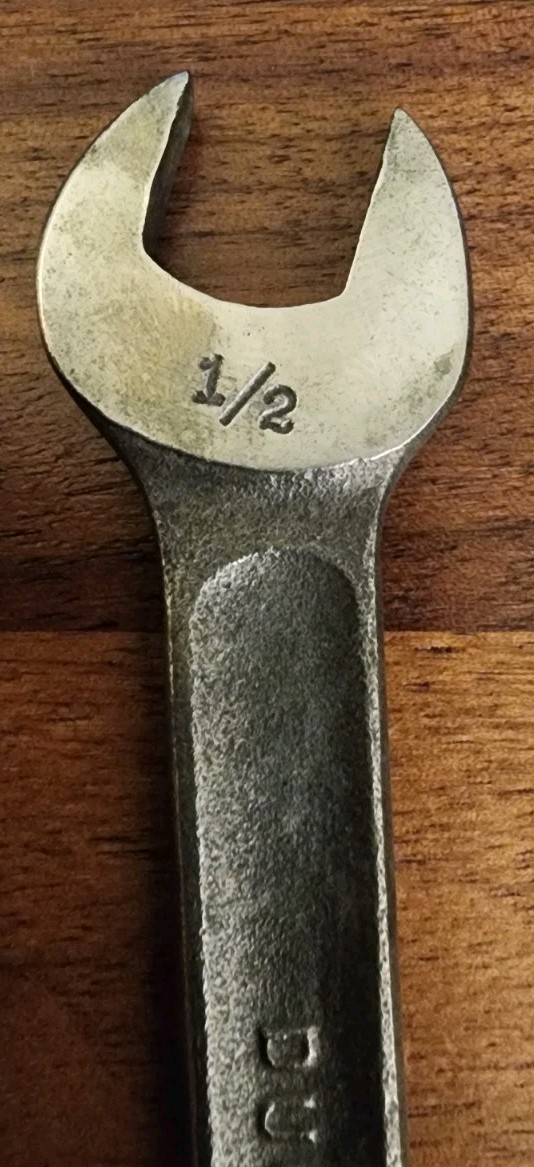 Billings USA M-1723-A Open End Wrench 3/8″ & 7/16″ Military (USN Owners Mark)