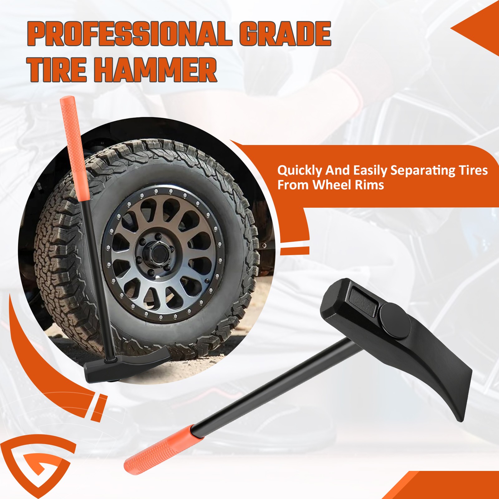 Replace for Ken-Tool 35429 Tire Bead Breaker Wedge TG11E Tire Hammer 32 in, STL