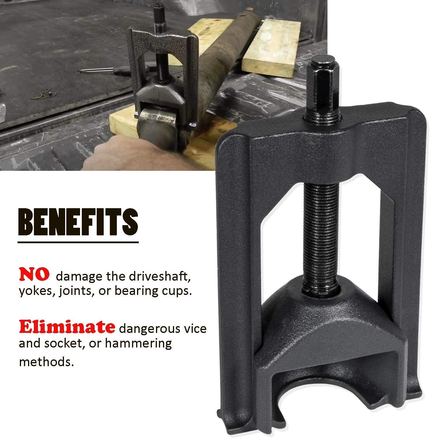 Universal U Joint Puller 10105 Heavy Duty for Car,Light-Duty Truck,Farm Machine