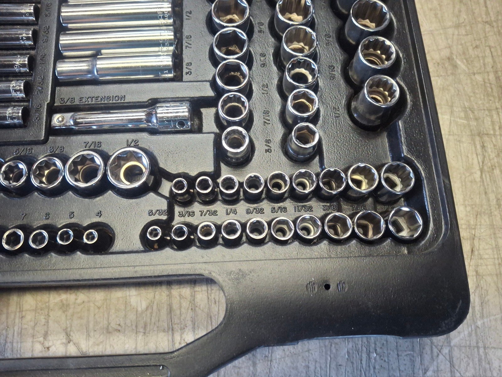 🇺🇸 Sears Craftsman USA 33285 Mechanic Service Socket Tool Set w/ Ratchets