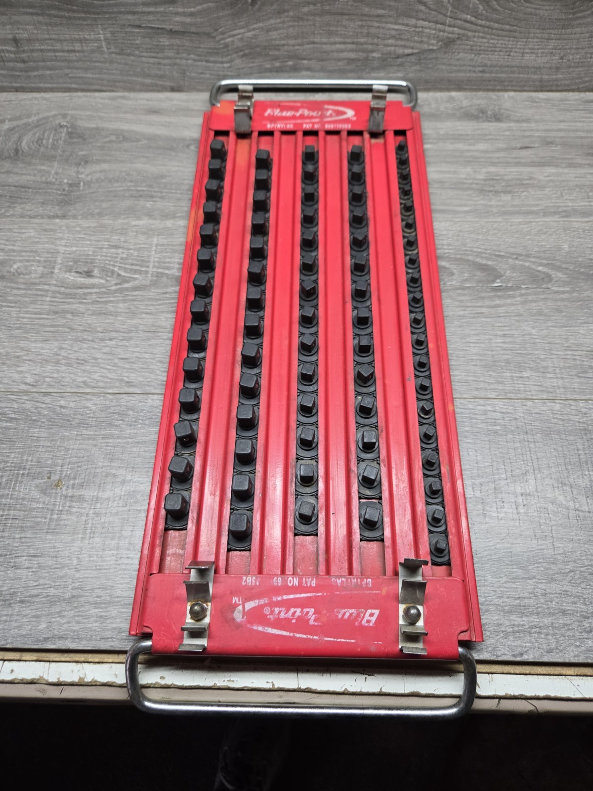 Blue Point Locking Socket Tray Red Metal