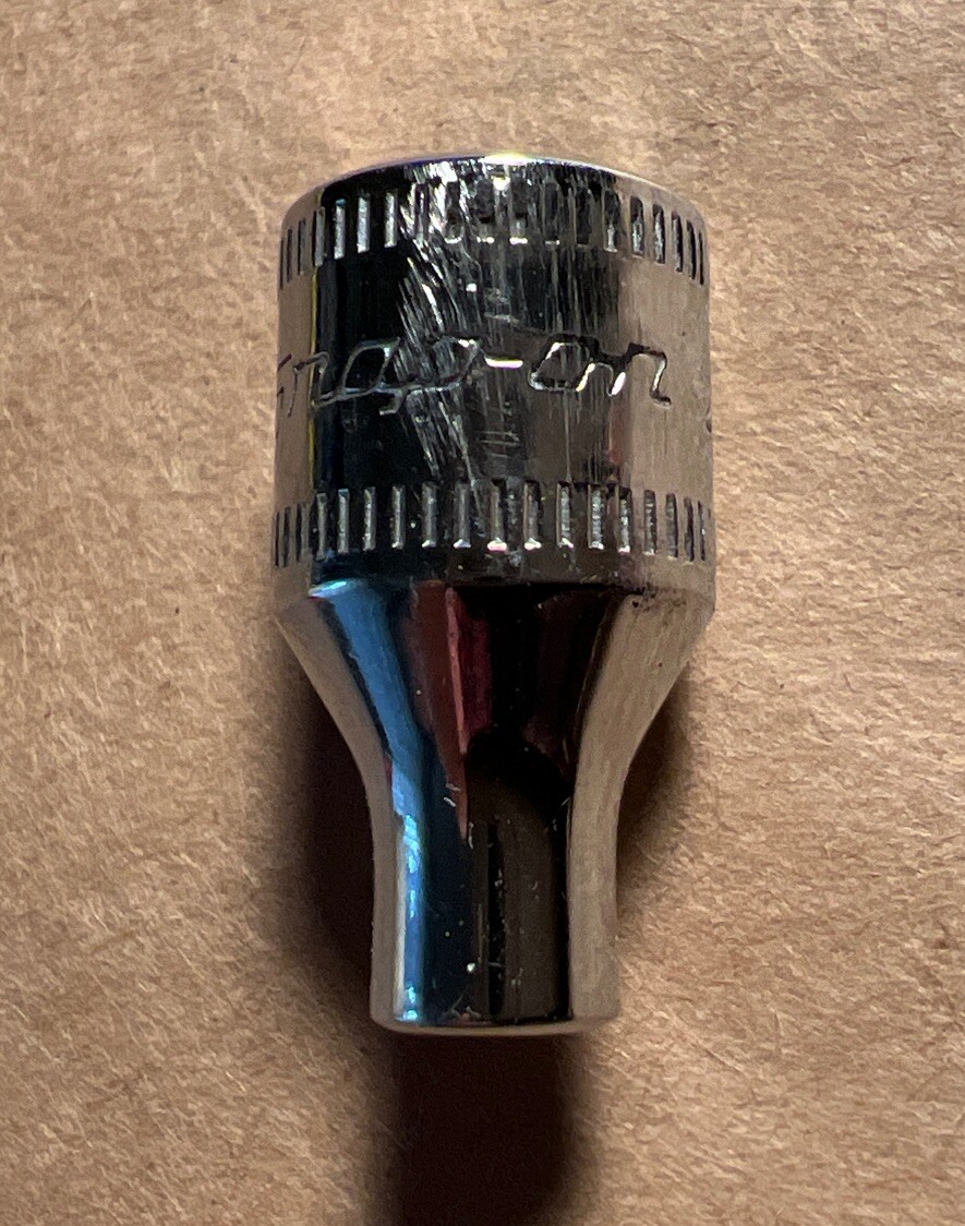 Snap On 1/4″ Drive 4mm Shallow 6pt Metric Socket TMM4